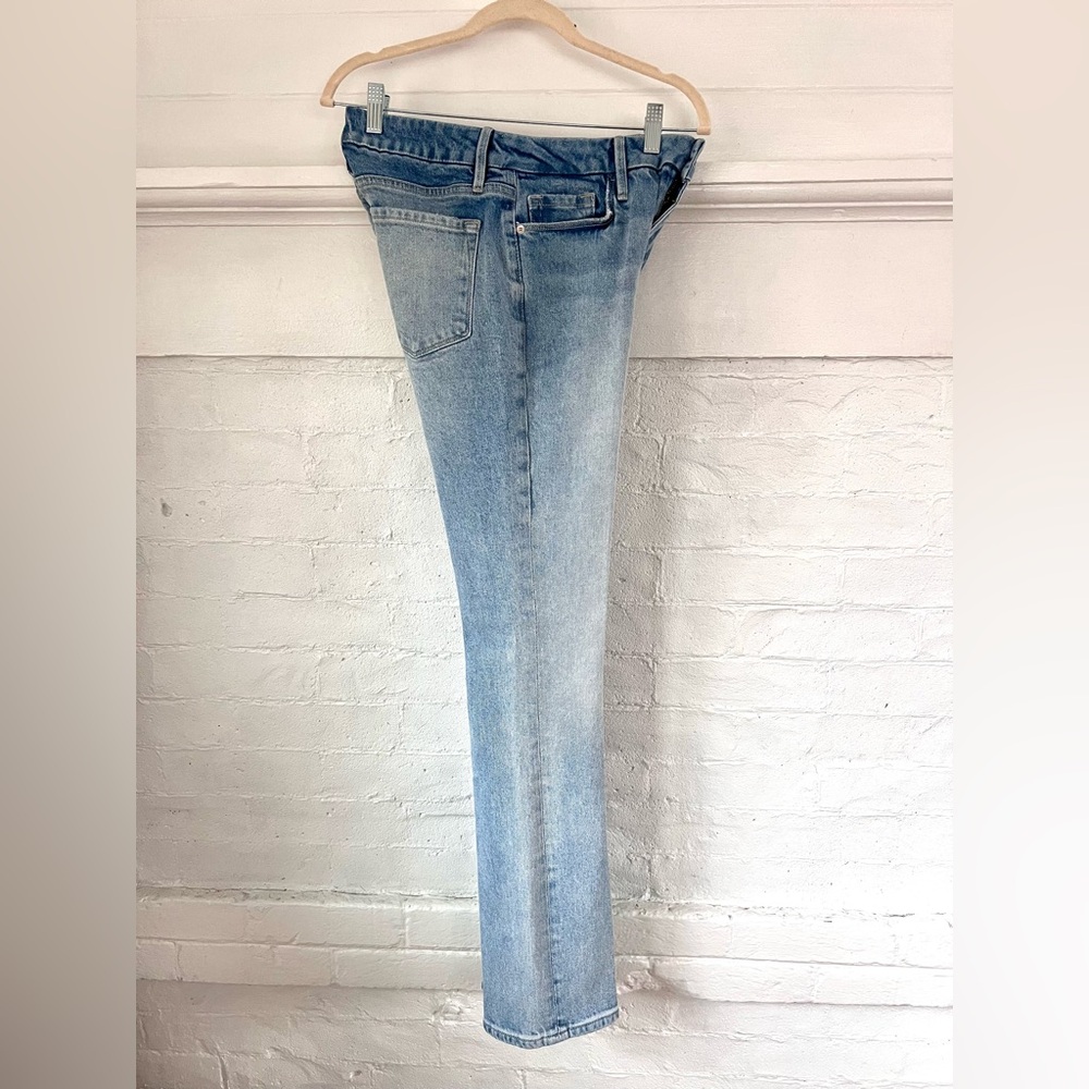Frame Le Mini Boot in Kerwin Wash Mid Rise Light Wash NWOT Size 28 - Picture 5 of 16